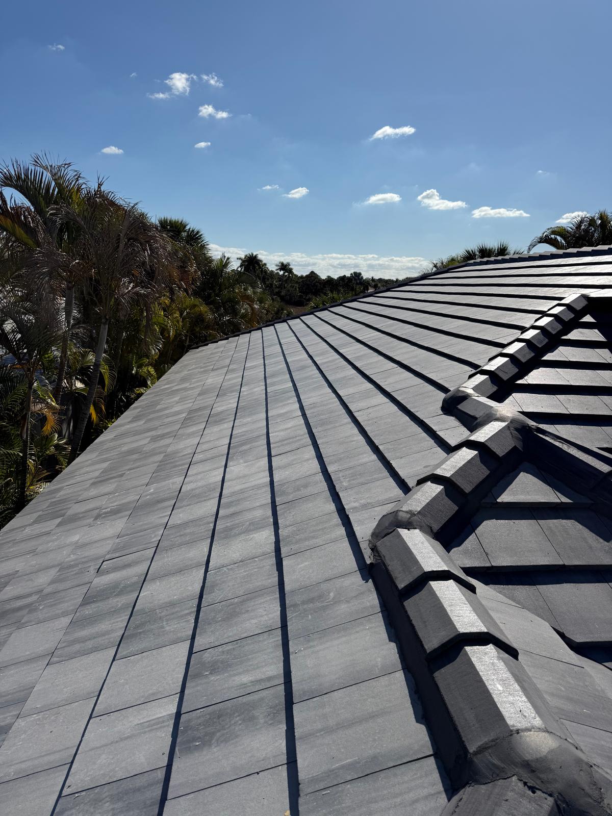 Tile roofing