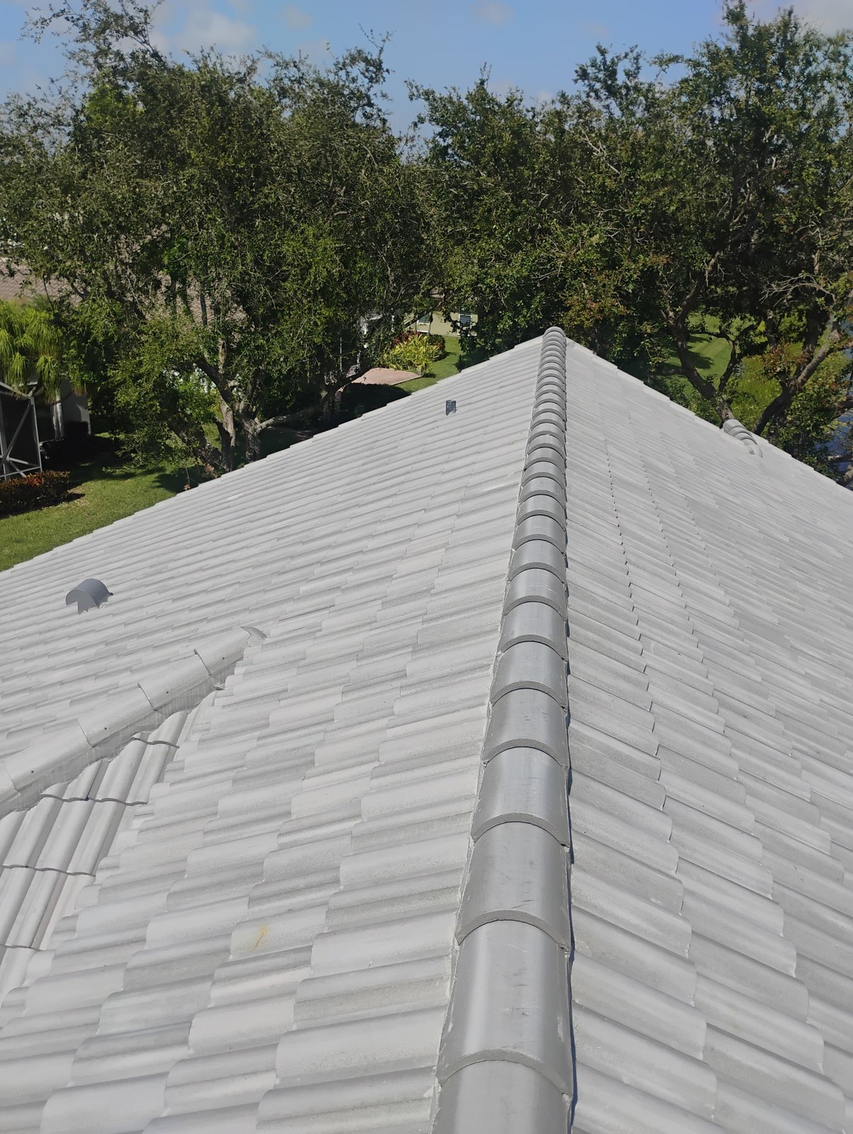Tile roofing