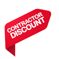 Exclusive Roofing Contractor discount ribbon