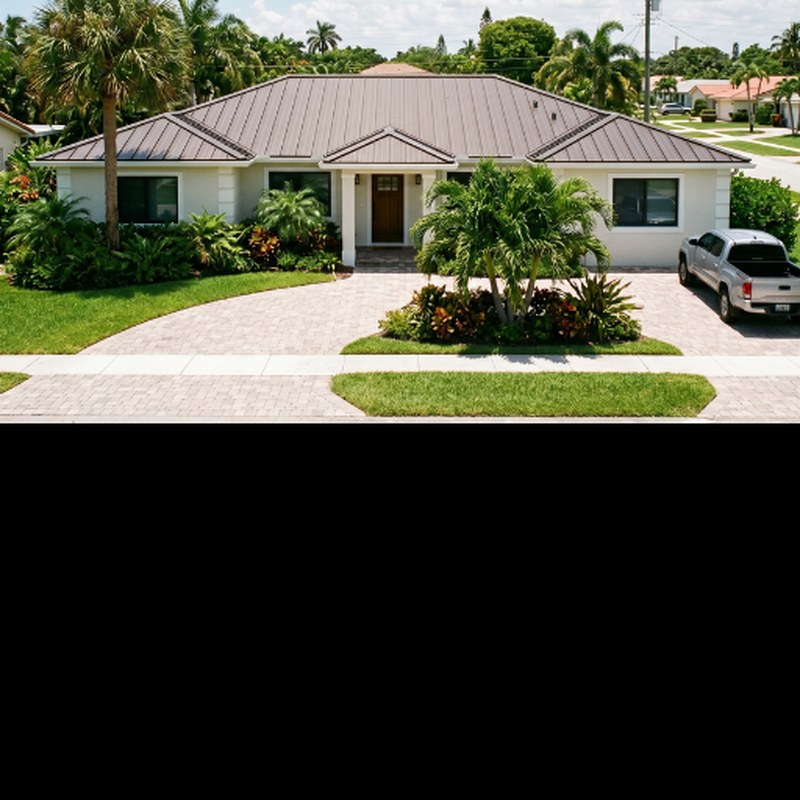South Florida home showing weathered roof