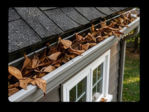 Clear Gutters and Downspouts