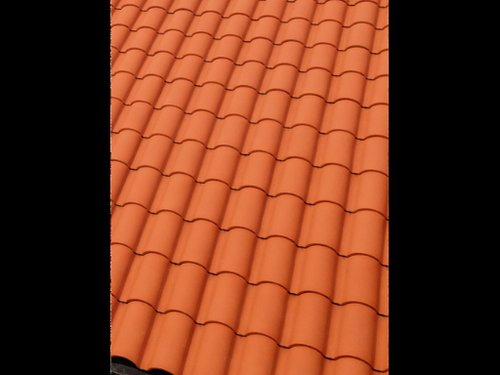 Concrete and clay tile roof