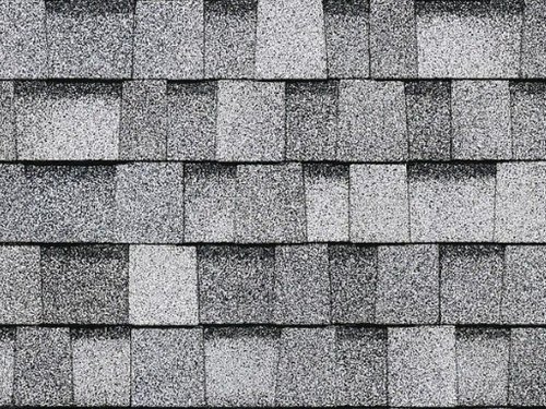 Asphalt shingle roof close-up
