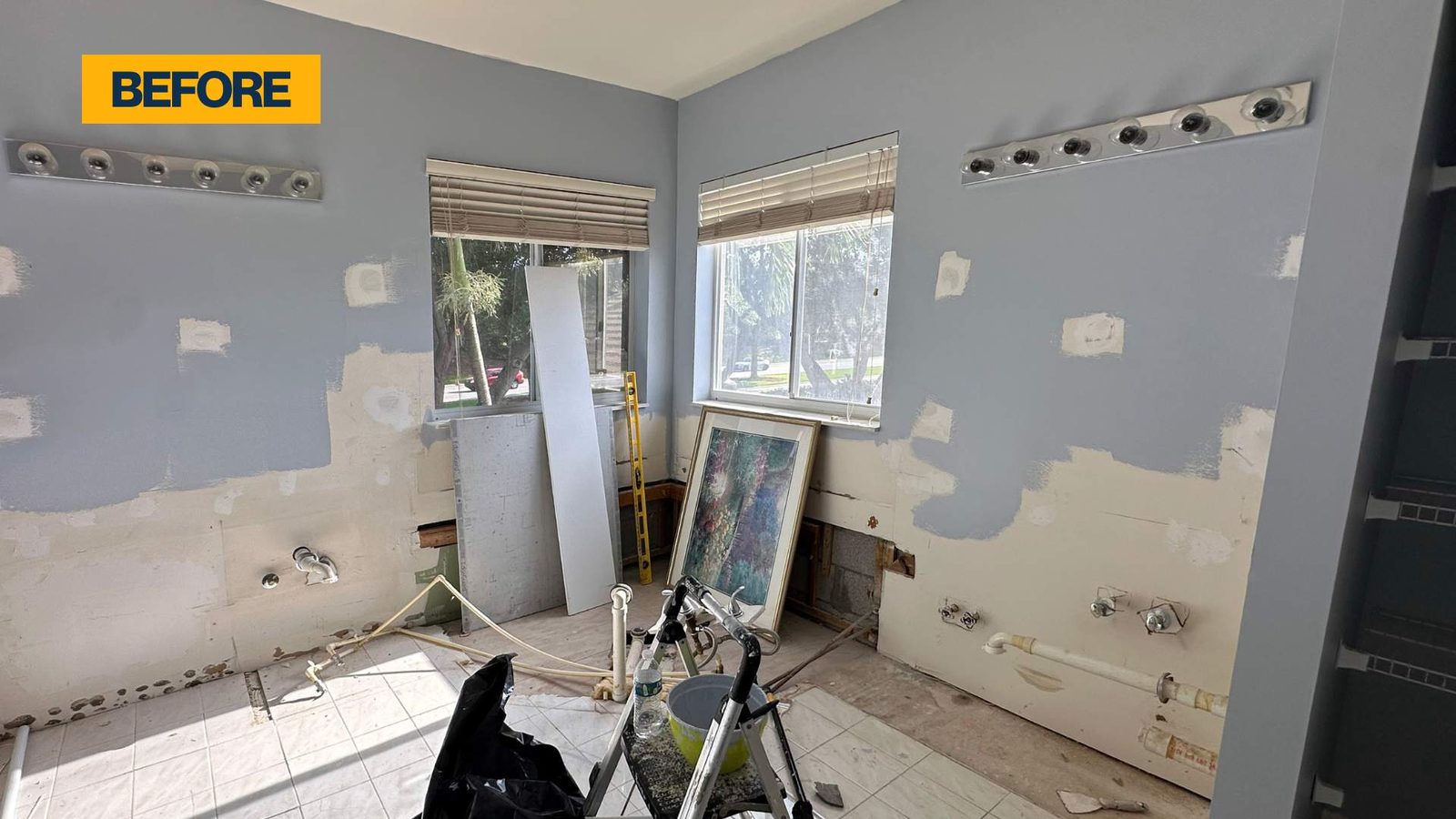 Bathroom before renovation