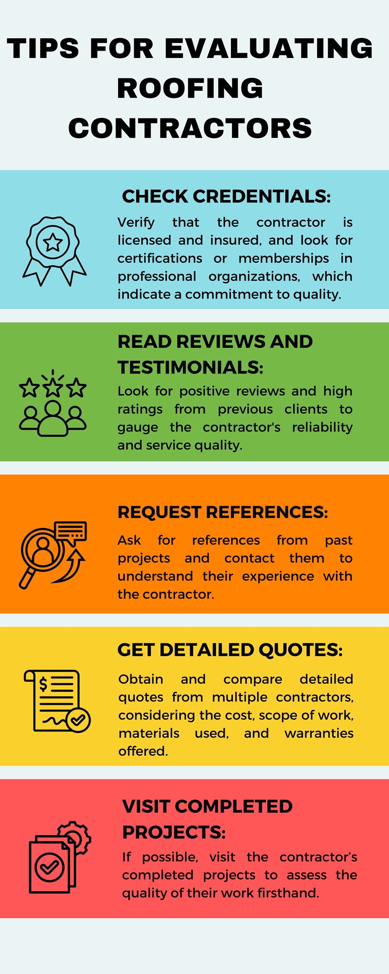 Tips for Evaluating Roofing Contractors