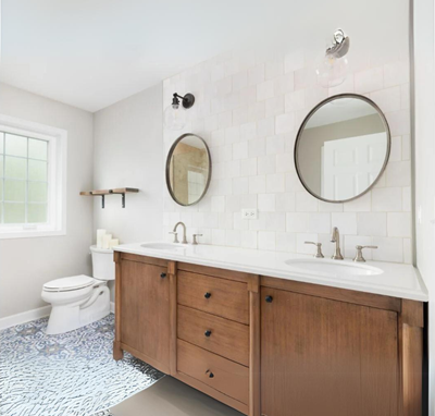 Circle Bathroom Mirrors